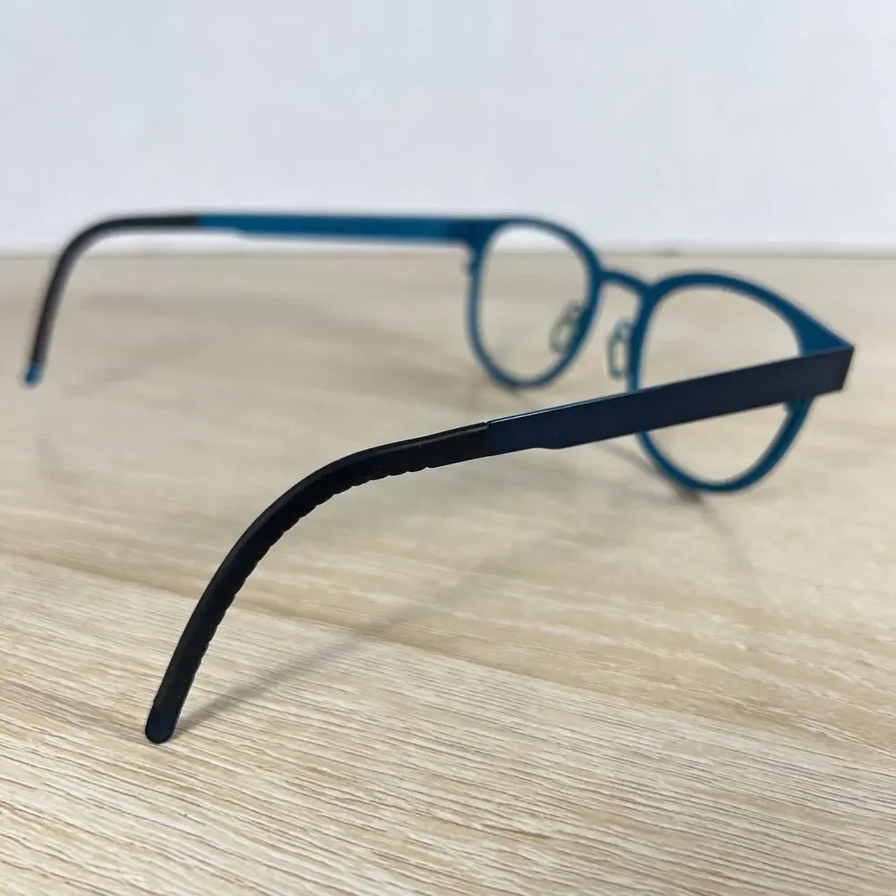 Orgreen Oldman 477 Eyeglasses Blue Titanium Frames Only 49-21-147 Japan